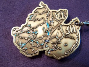 Uckermark Geocoin This Uckermark Geocoin was found in the Snowshoe cache in Utah