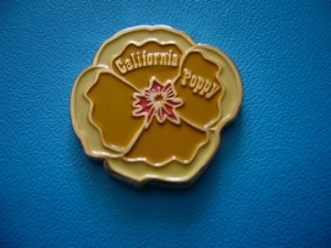 California Poppy California Poppy geocoin