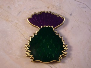 Scottish Thistle Geocoin Scottish Thistle Geocoin