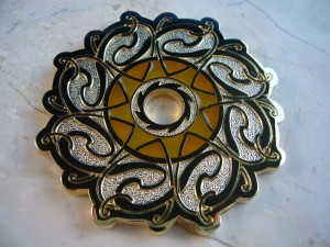 Celtic Sun Geocoin Gold